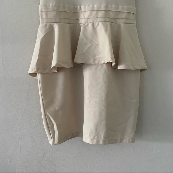 Papaya Peplum mini dress cream - Picture 7 of 7